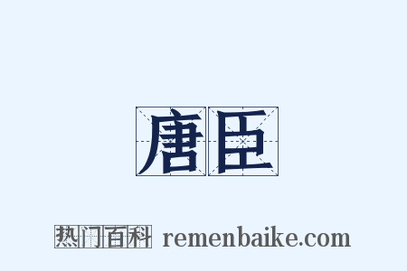 唐臣是什么意思的图片